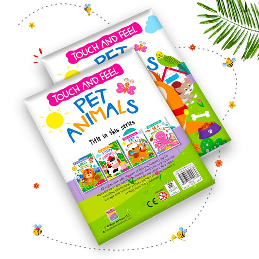 Touch and Feel Board Book: Pet Animals
