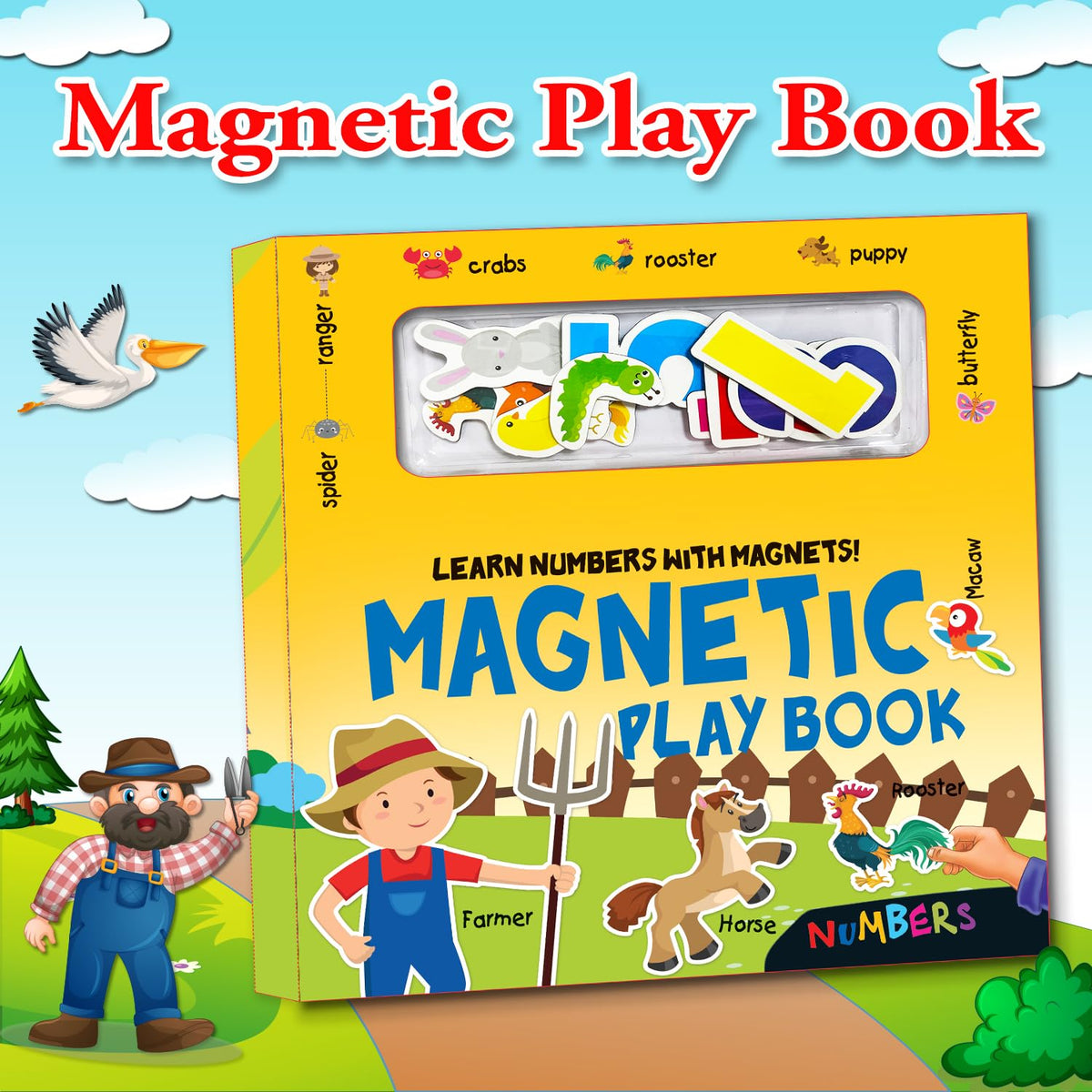 Learn Numbers - Magnetic Play Book