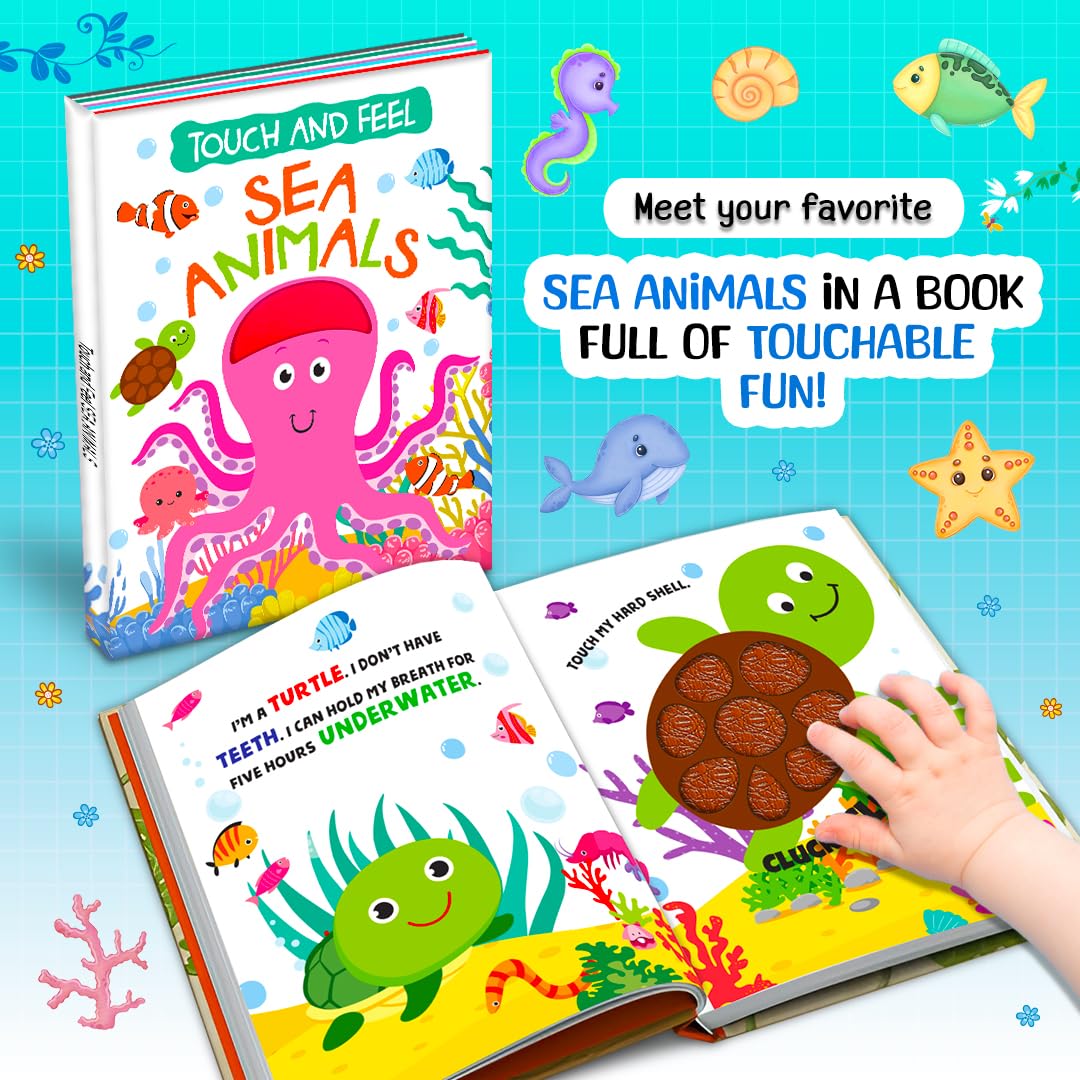Touch and Feel Board Book: Sea Animals