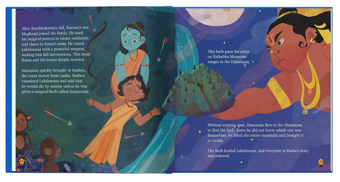 Ramayana for Kids: Special Edition Poster, Coloring Sheets & Stickers
