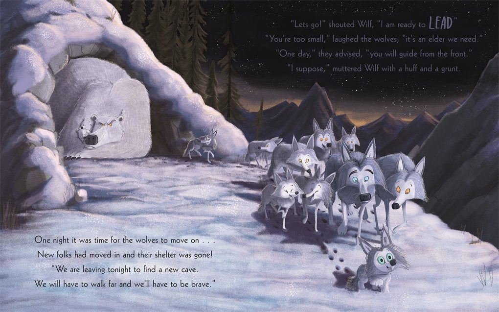 The Way Home For Wolf - Rachel Bright (Board Book)