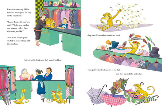 Three Little Monkeys and the Grand Hotel - Quentin Blake