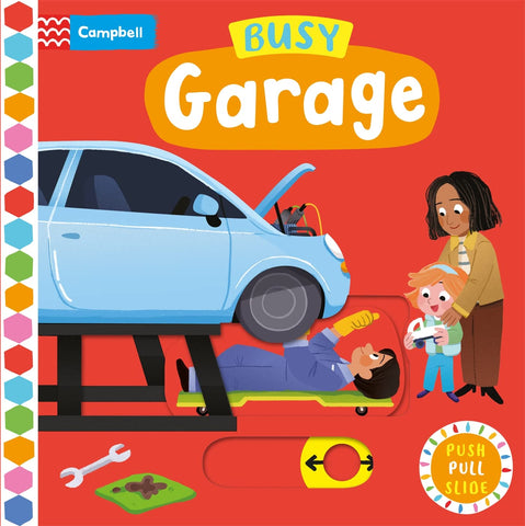 Busy Garage: Push, Pull & Slide