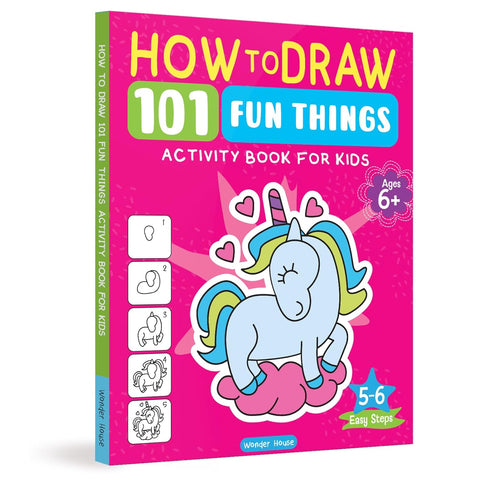 How To Draw 101 Fun Things Activity Book For Kids