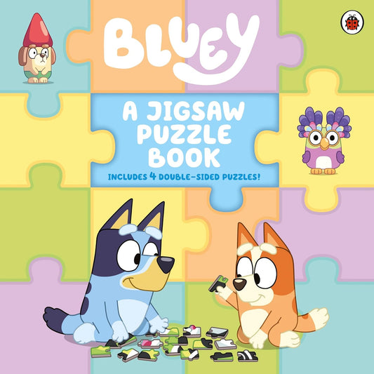 Bluey: A Jigsaw Puzzle Book (Includes 4 Double-Sided Puzzles)