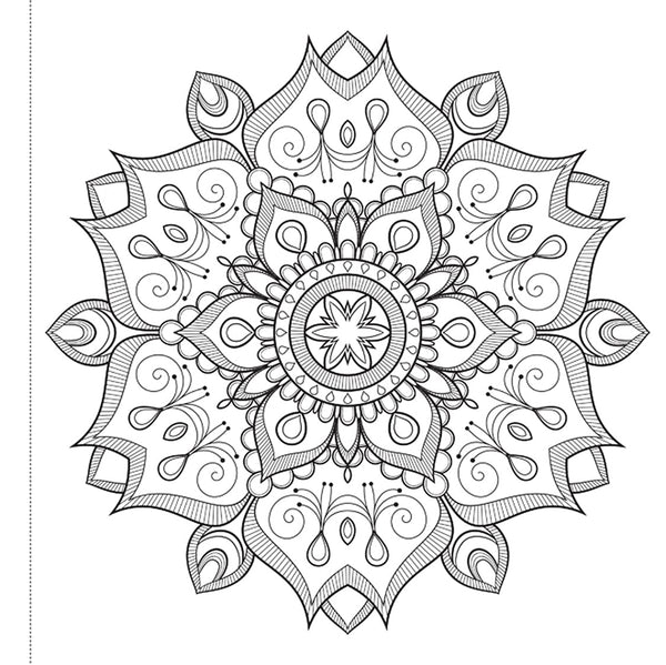 Colouring Book Mandala Art for Adults