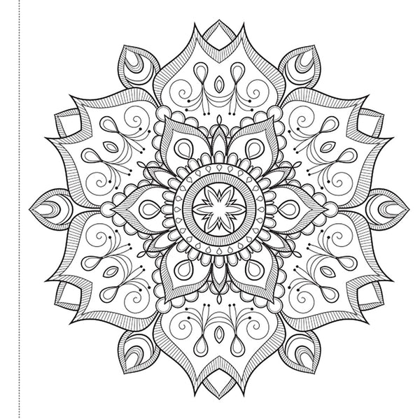 Colouring Book Mandala Art for Adults