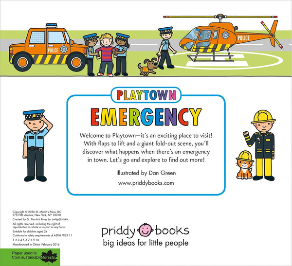 Priddy Books: Playtown: Emergency: A Lift-the-Flap book