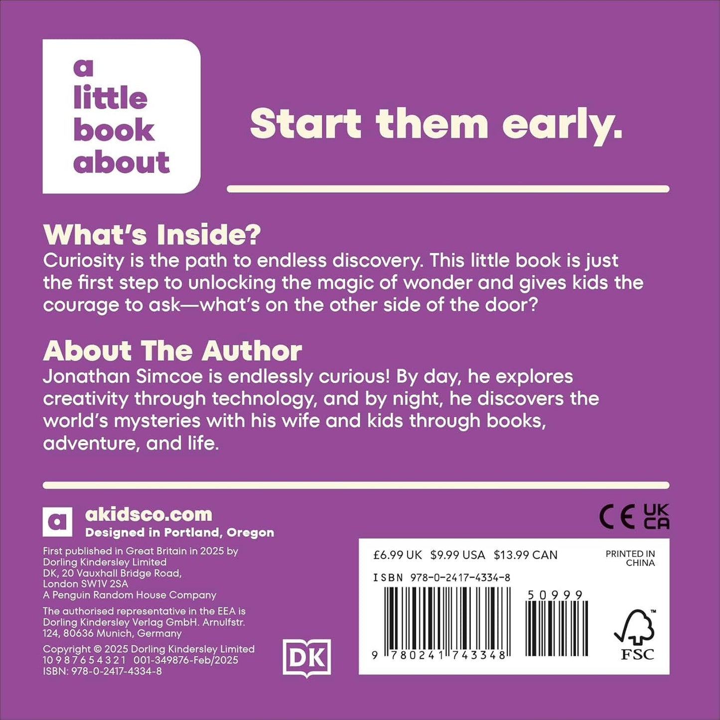 DK A Little Book About Curiosity