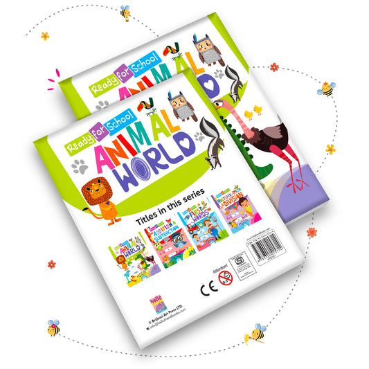 Hello Friend Books Ready for School: Animal World - Slide and See Board Book