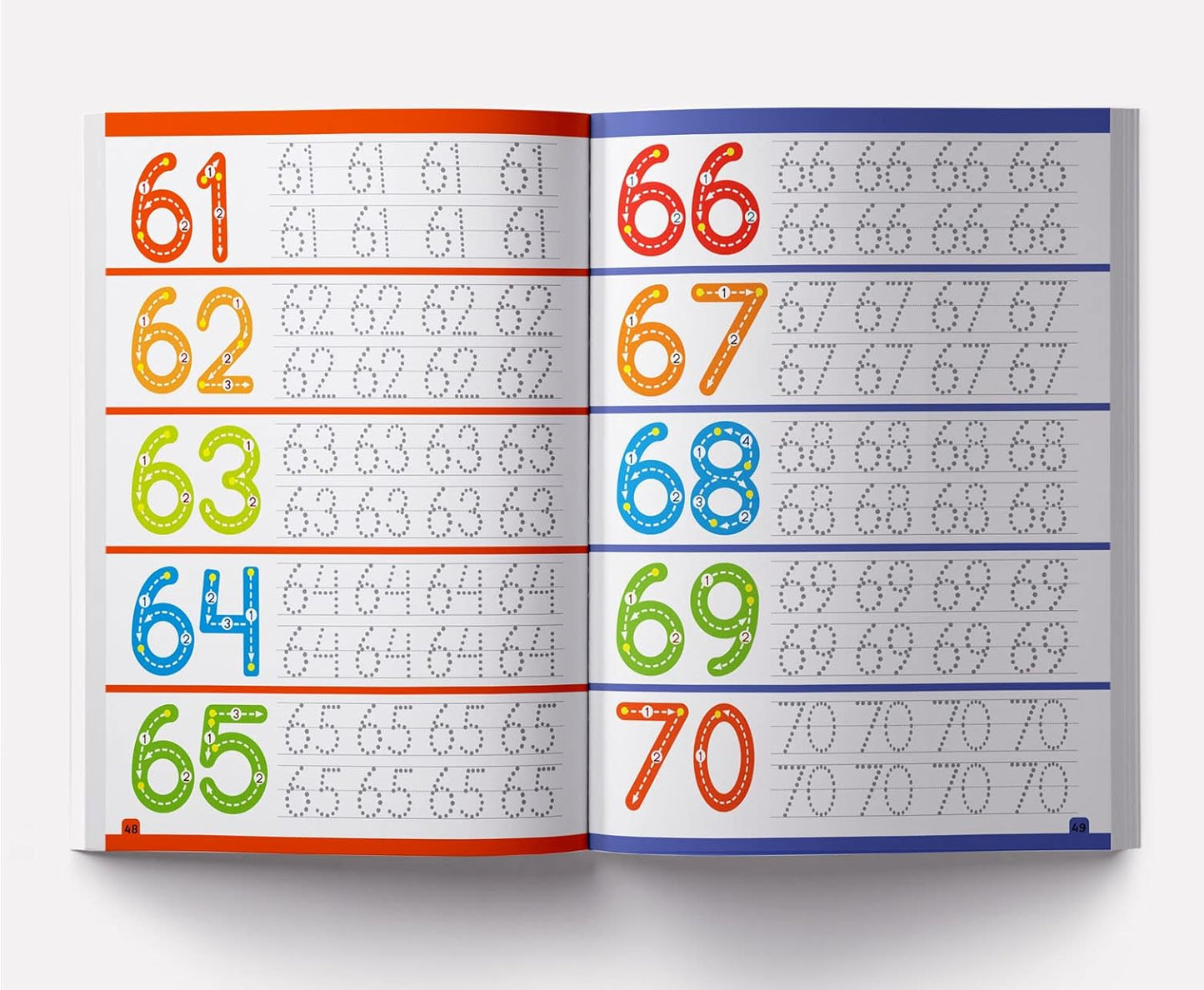 Learning Numbers 1-100 Activity Book