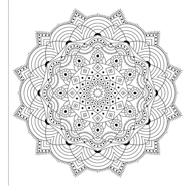 Colouring Book Mandala Art for Adults