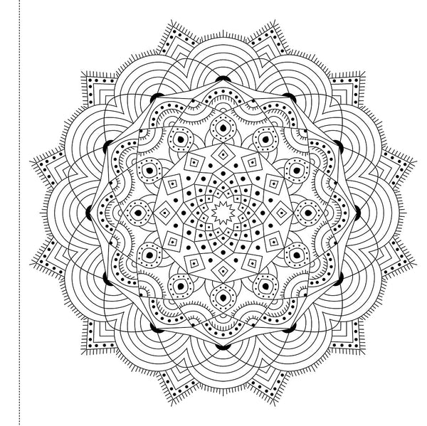 Colouring Book Mandala Art for Adults