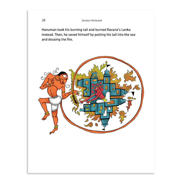 Hanuman: Read and Colour