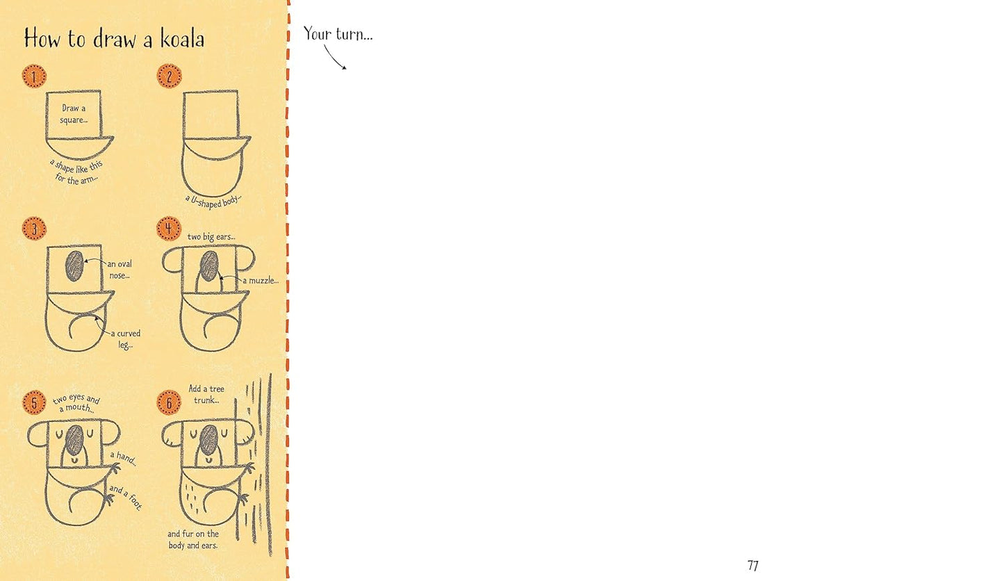 Usborne Step-By-Step Drawing Animals