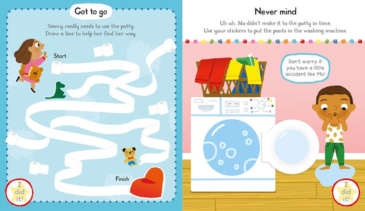 No More Nappies Sticker Activity Book