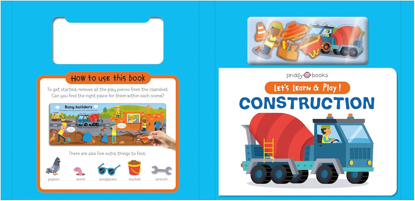 Priddy Books: Let's Learn & Play! Construction