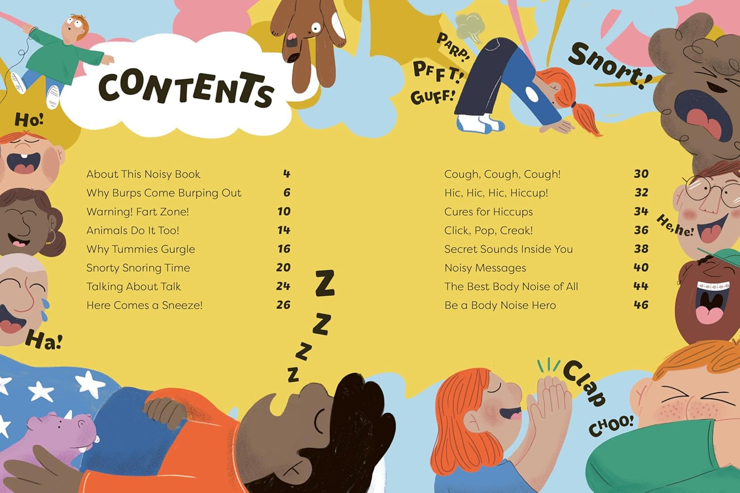 Snore, Sneeze, Burp: A Book Full of Body Noises