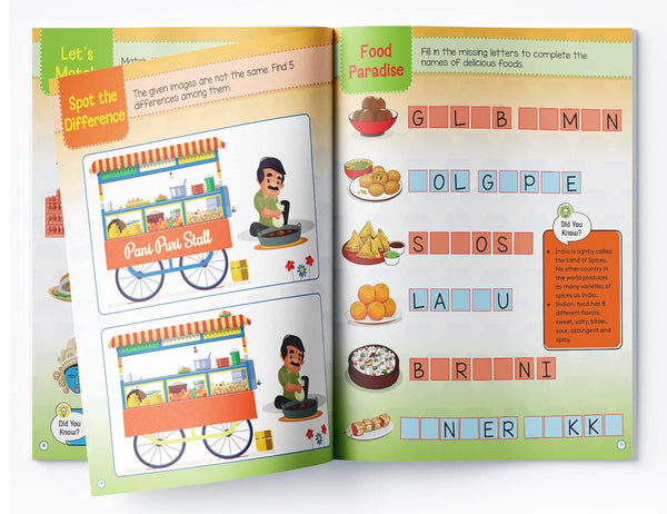 India Fun Activity Book