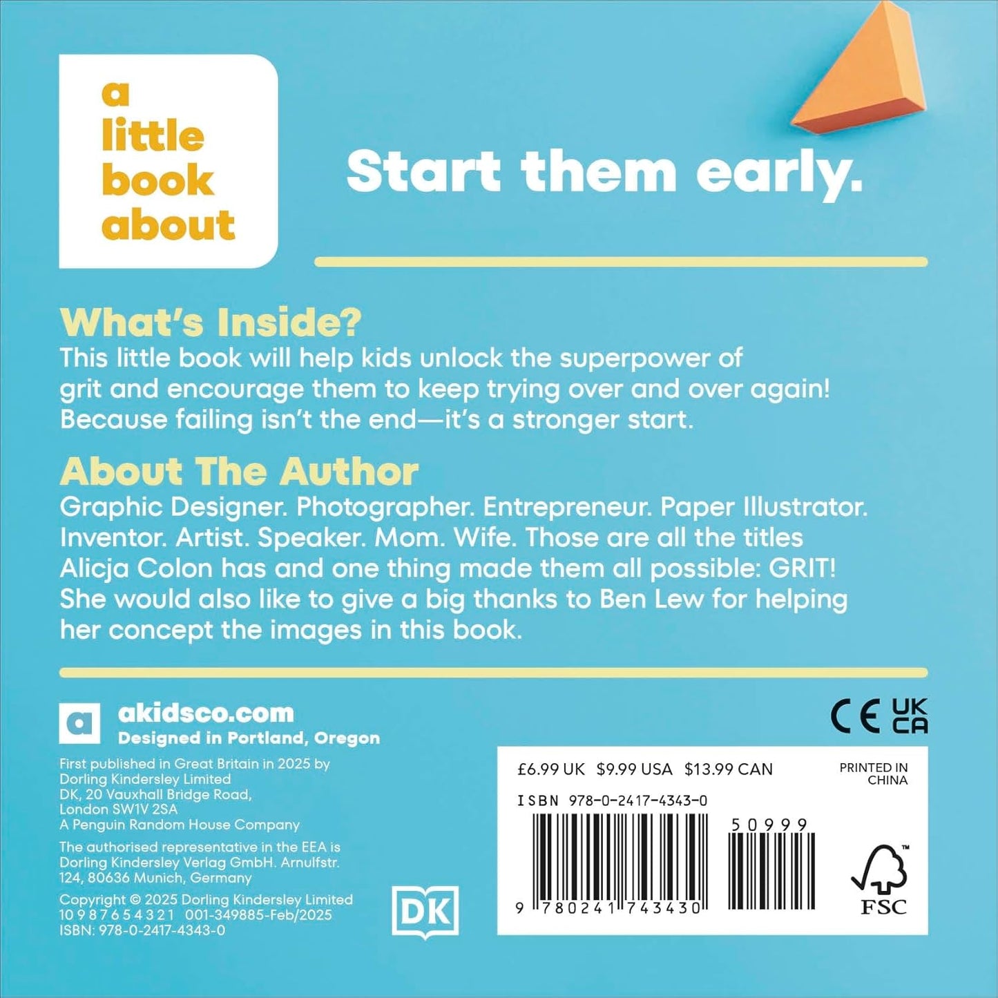 DK A Little Book About Grit