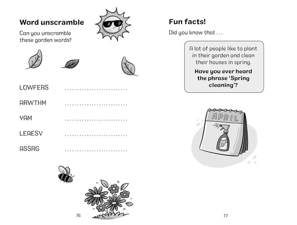 Spring and Summer Fun!:  Amazing Activities For 8 Year Olds