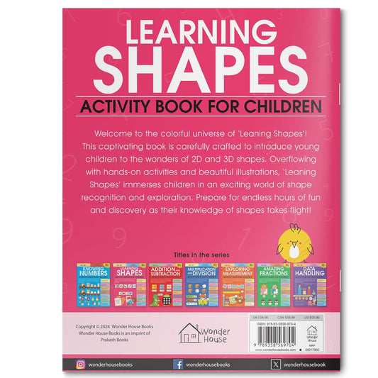 Learning Shapes Activity Book For Children: 80+ Activities