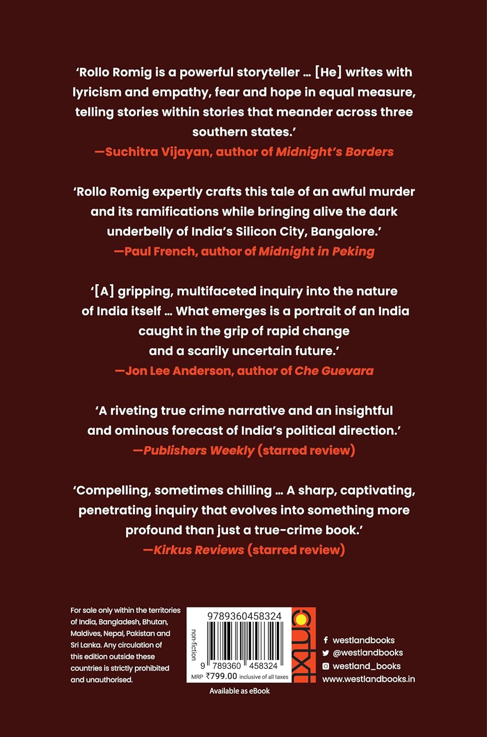 I Am on the Hit List: Murder and Myth-Making in South India