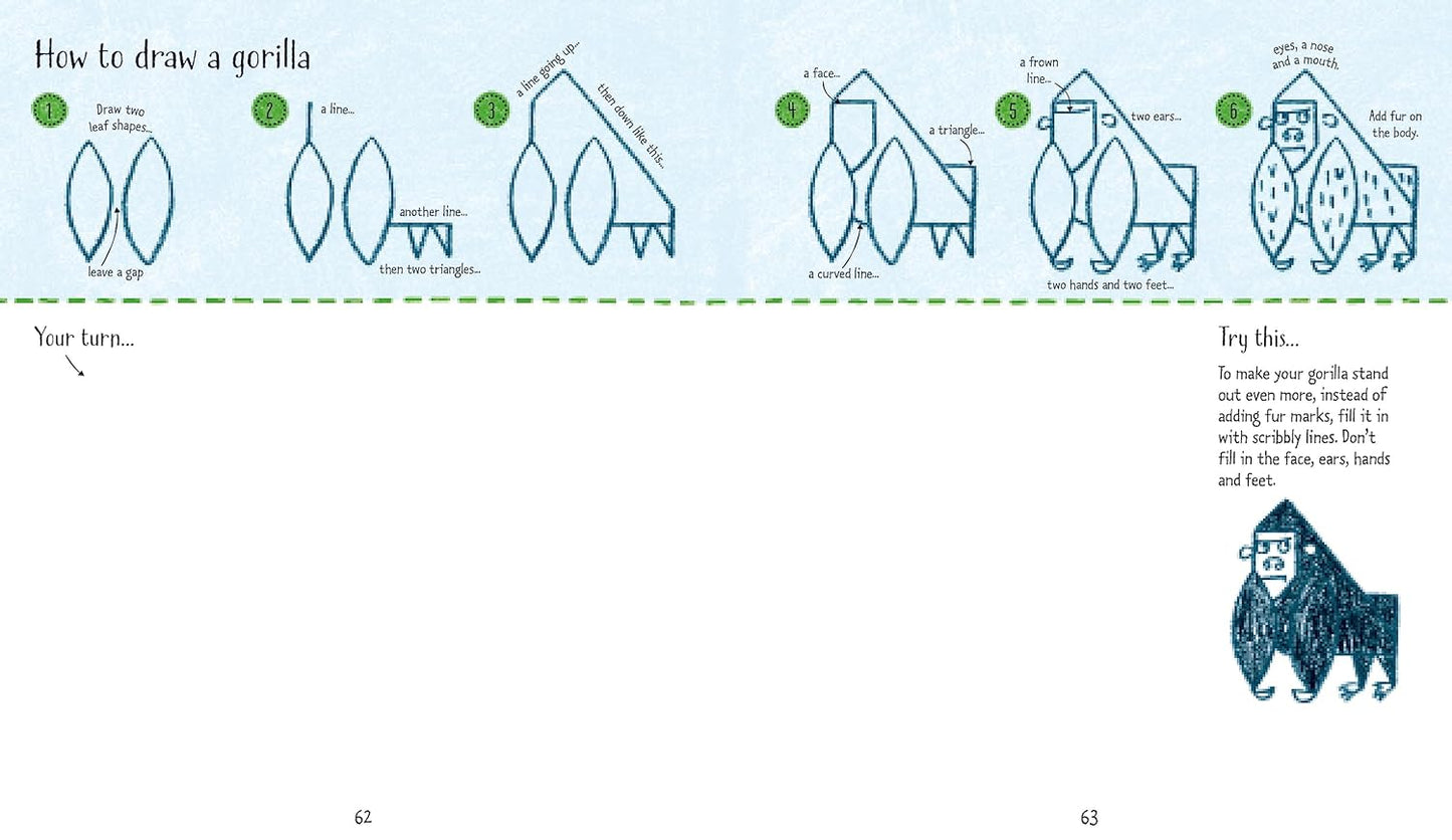 Usborne Step-By-Step Drawing Animals