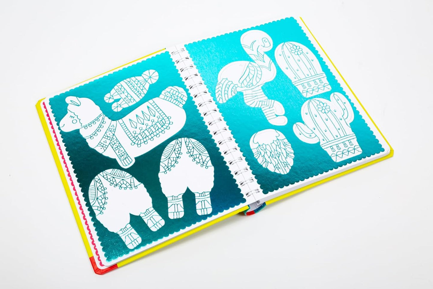 Press Out and Decorate Flamingos Llamas With 20 Sparkly Decorations!