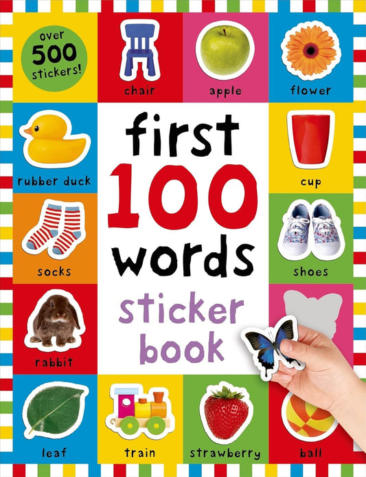 Priddy Books First 100 Words Sticker Book (Over 500 Stickers)