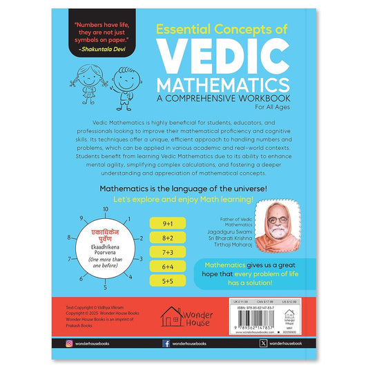 Essential Concepts of Vedic Mathematics: A Comprehensive Workbook for All Ages