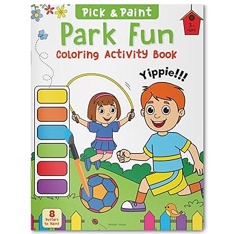 Park Fun: Pick and Paint Coloring Activity Book