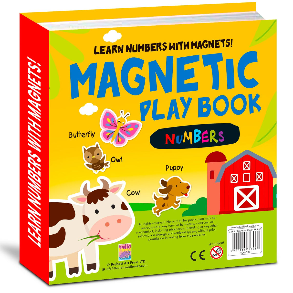 Learn Numbers - Magnetic Play Book