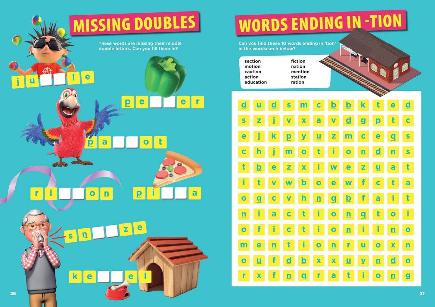 SCRABBLE Junior: Spelling Activity Book Age 6-7
