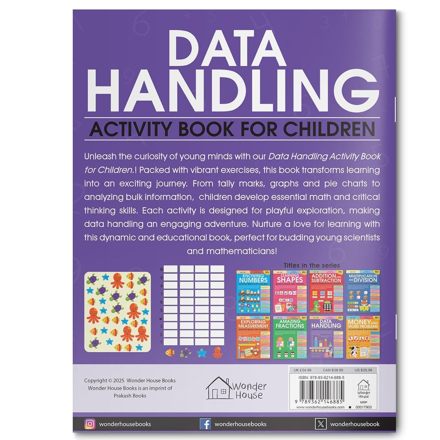 Data Handling Activity Book For Kids