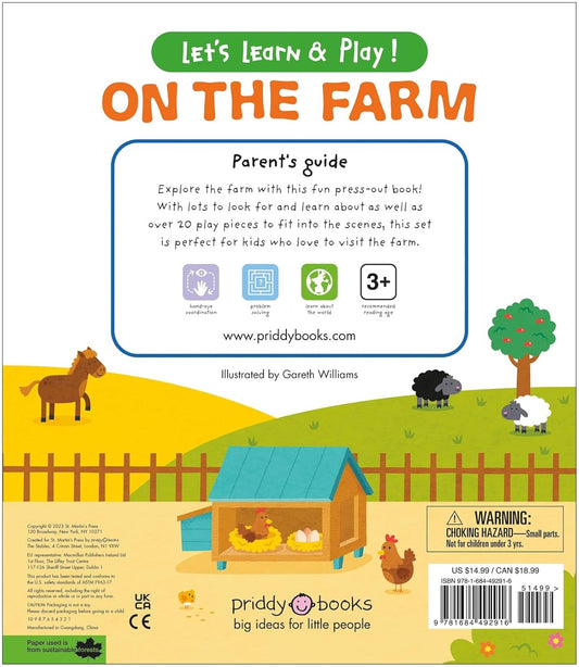 Priddy Books: Let's Learn & Play! On the Farm