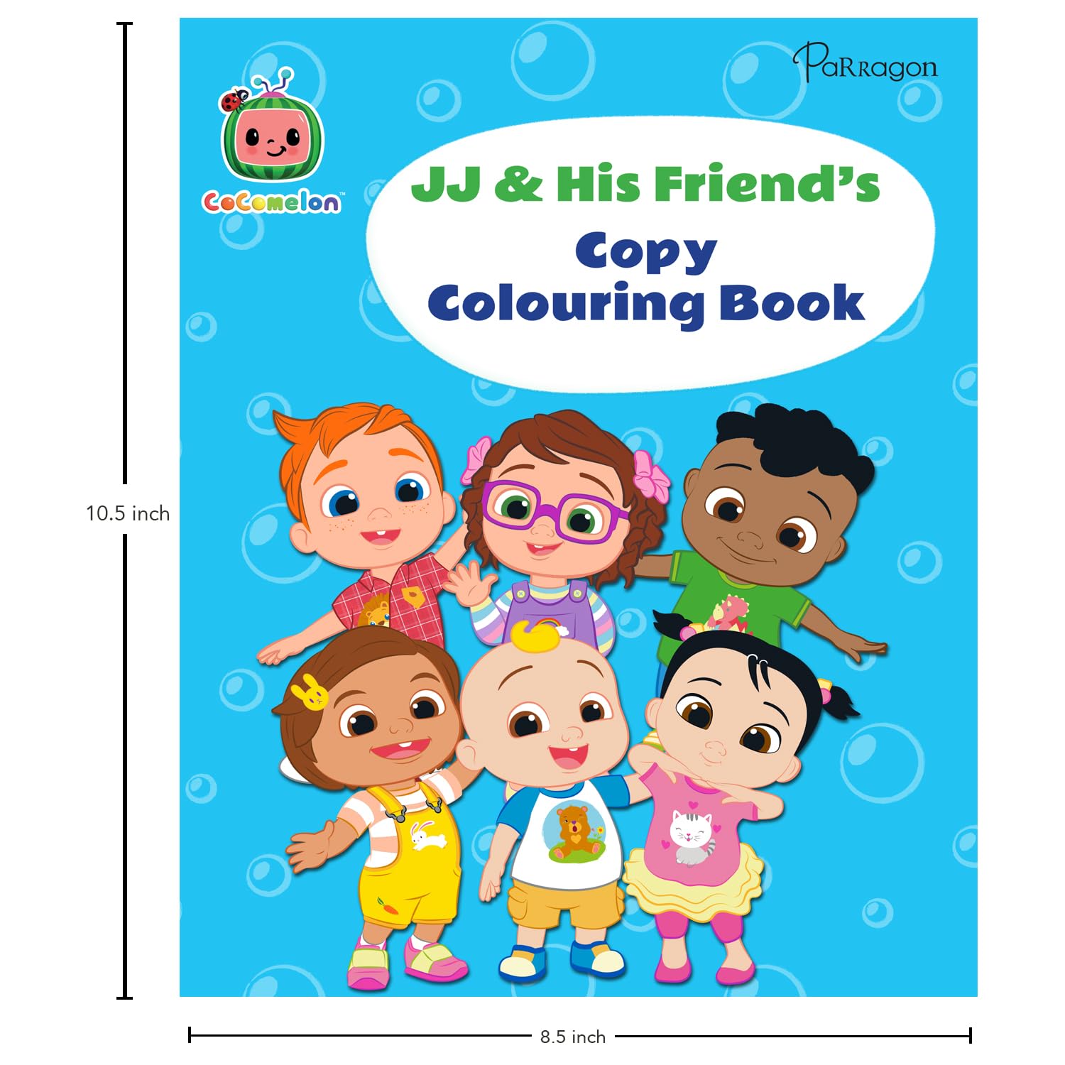 CoComelon:  JJ and His Friends Copy Colouring Book