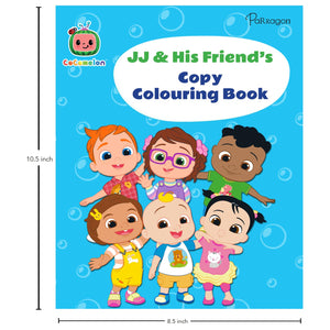 CoComelon:  JJ and His Friends Copy Colouring Book