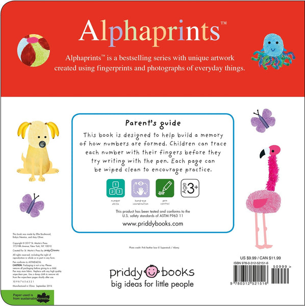 Priddy Books: Alphaprints: Trace, Write, and Learn 123