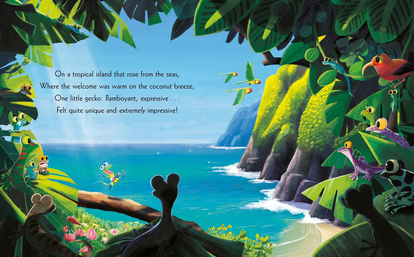 The Gecko and the Echo - Rachel Bright (Board Book)