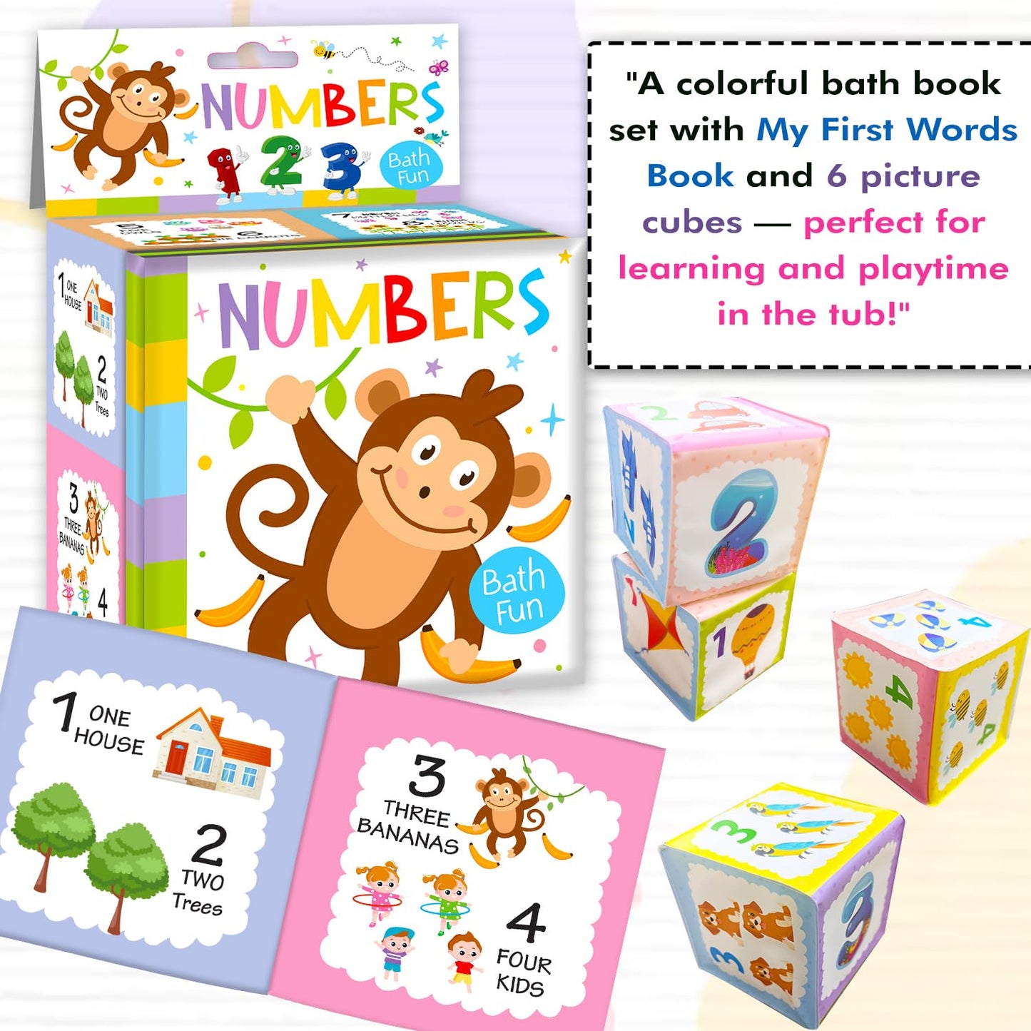 First Word Bath Book: First Word Bath Book