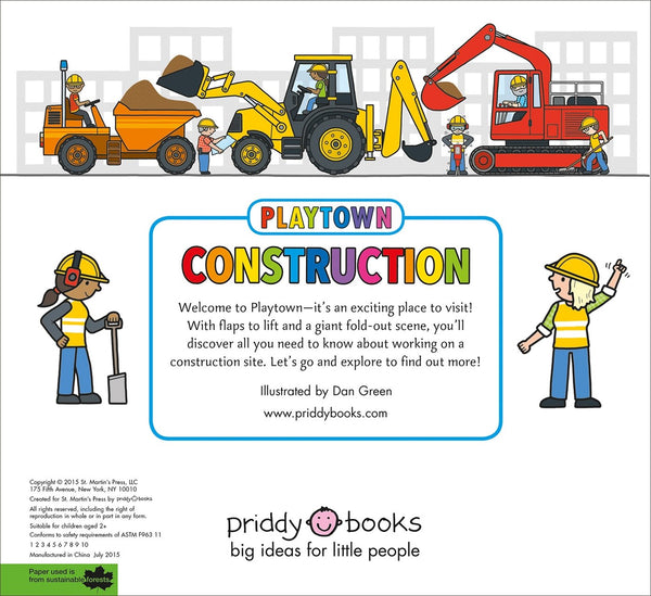 Priddy Books: Playtown: Construction: A-Lift-the-Flap-Book
