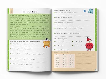 Fun Time Reading Comprehension Activity Workbook (Level 1)