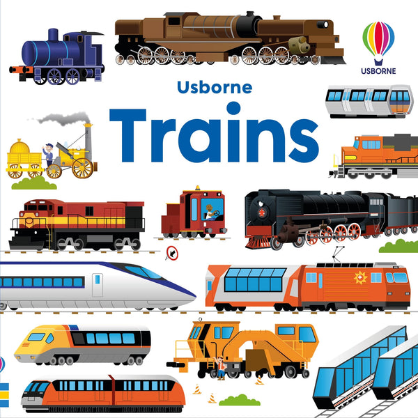 Usborne Book and Jigsaw Trains - 49 Pieces