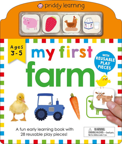 Priddy Books: My First Farm With Reusable Play Pieces