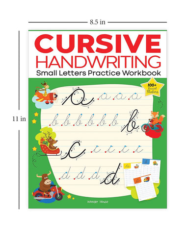 Cursive Handwriting - Small Letters: Practice Workbook For  Children
