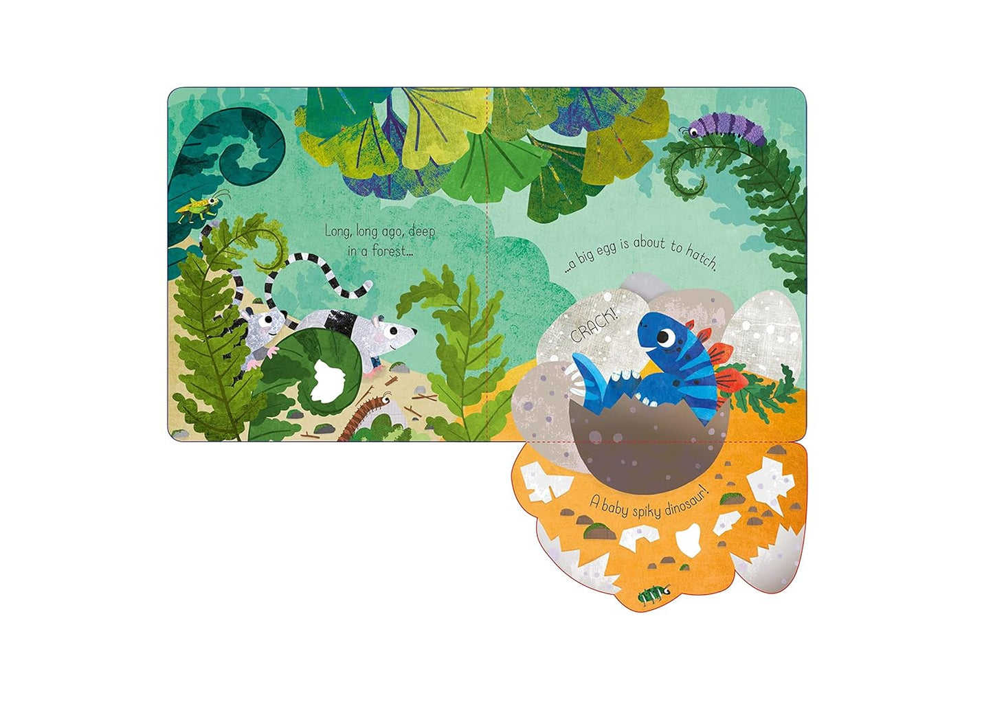 Usborne Little Lift and Look Spiky Dinosaur