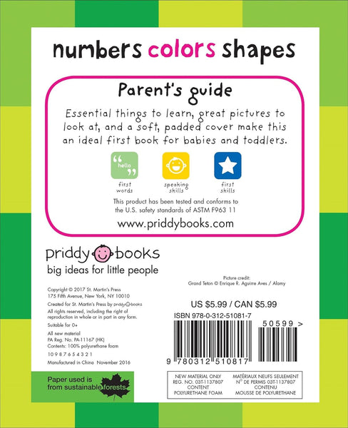 Priddy Books: Numbers, Colors, Shapes