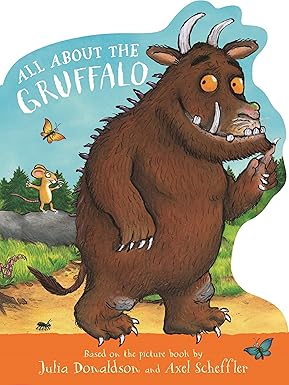 All About the Gruffalo Shaped Board Book - Julia Donaldson