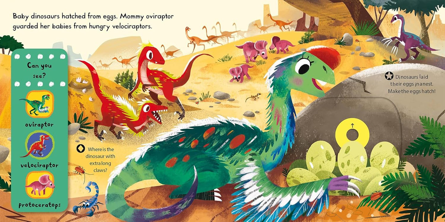 First Explorers: Dinosaurs (Push Pull Slide)